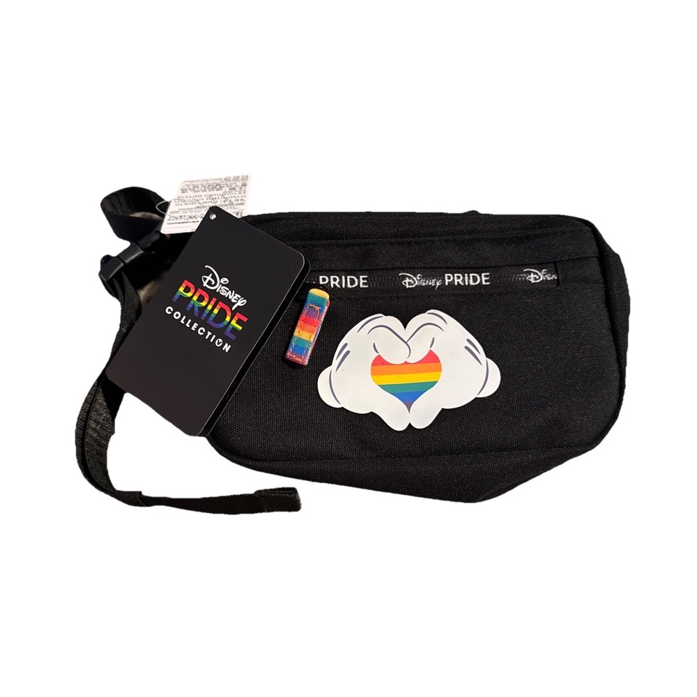 Disney Parks Pride Fanny Pack Mickey Heart Hands Rainbow 2025 Festival